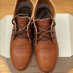 SeaVees Brown Lace Up Boots with Minimalist Design